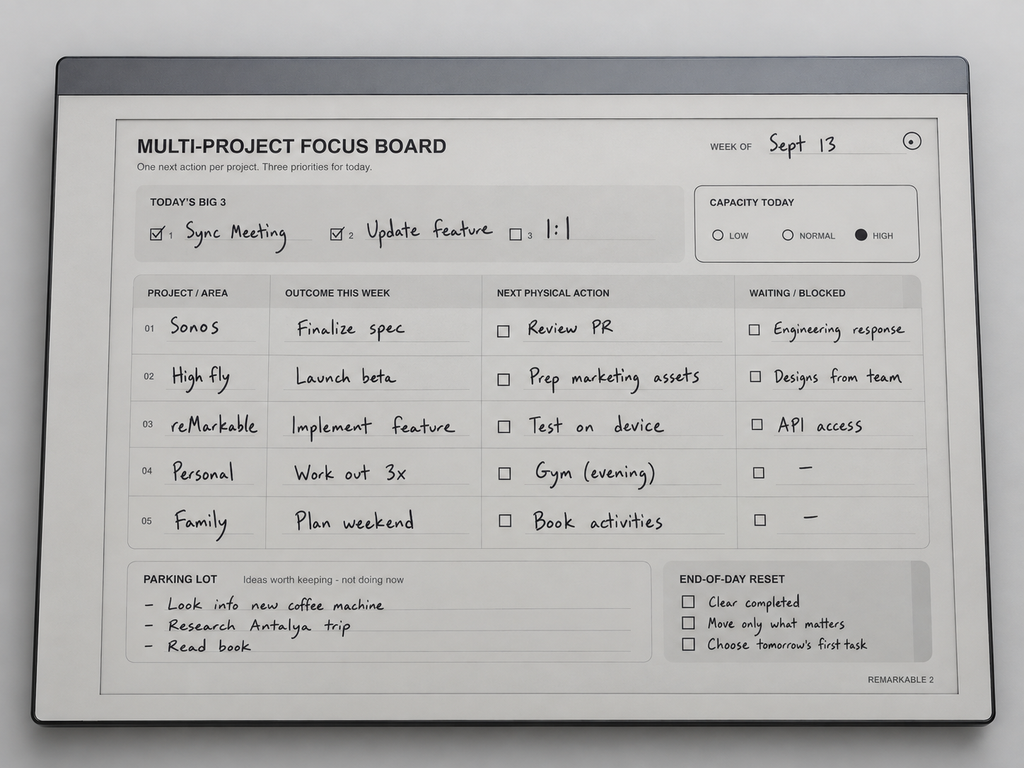 Multi-Project Daily